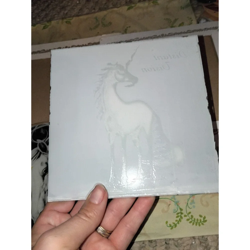 Unicorn & Panda Carnival Fair Mirror Prize Set Of 3 Glass 6